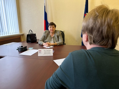 Валентина Муравьева провела прием граждан