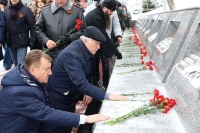 Информация об участии в торжественной церемонии возложения цветов, посвященной 81-ой годовщине освобождения Ставрополя от немецко-фашистских захватчиков 21 января 2024 года