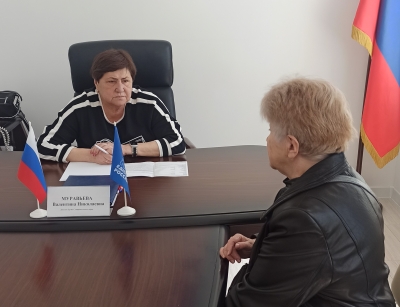 Валентина Муравьева провела прием граждан