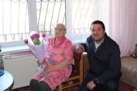 Николай Лопатин поздравил ессентукских долгожительниц с наступающим праздником - Международным женским днём
