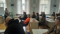 Валентина Муравьева приняла участие в работе педсовета Ставропольского строительного техникума