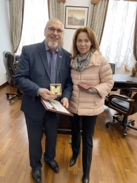 Ольга Дроздова поздравила председателя Ставропольской городской Думы с днем рождения