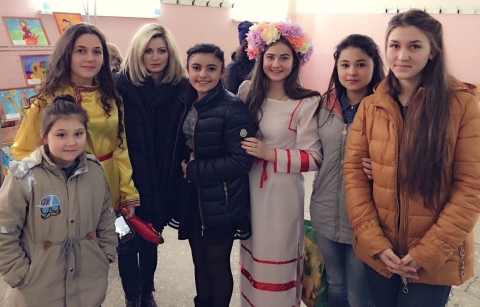 Елена Бондаренко поздравила с Масленицей жителей Георгиевского района