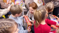 Информация о направлении новогодних подарков детям Антрацитовского района ЛНР 22 декабря 2023 года