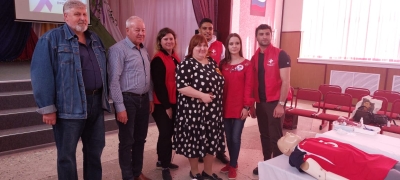 Любовь Хенкина оказала содействие в организации открытой лекции по оказанию первой помощи и самодиагностике раковых заболеваний в Андроповском районе