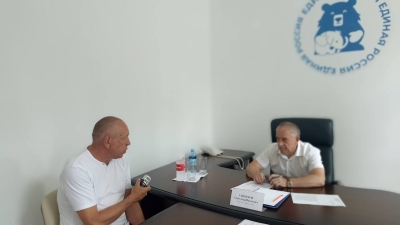 Александр Сидорков провел прием граждан