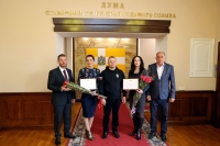 Депутаты краевой Думы наградили прославленных ставропольских спортсменок