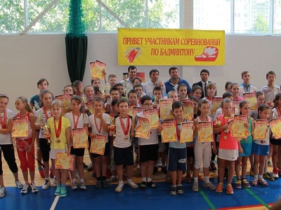 Бадминтон набирает популярность