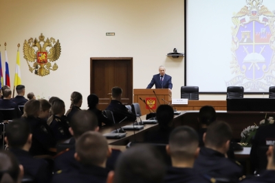 Александр Олдак встретился с будущими полицейскими