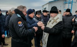 Депутаты Думы Ставрополья приняли участие в чине освящения воды на Сенгилеевском водохранилище