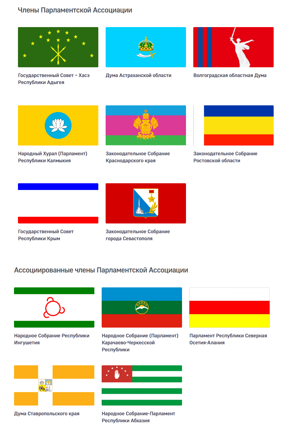 Состав ЮРПА