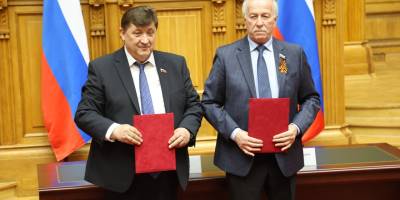 Дума Ставропольского края заключила соглашение о межпарламентском сотрудничестве с Белгородской областью