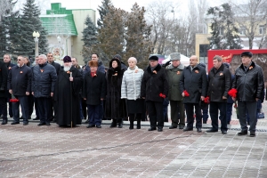 В Ставрополе прошел митинг, посвященный 74-й годовщине освобождения города от немецко-фашистских захватчиков