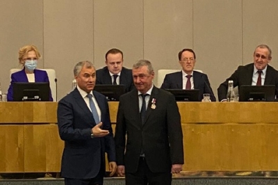 Александр Кузьмин награжден почётным знаком  Госдумы Российской Федерации
