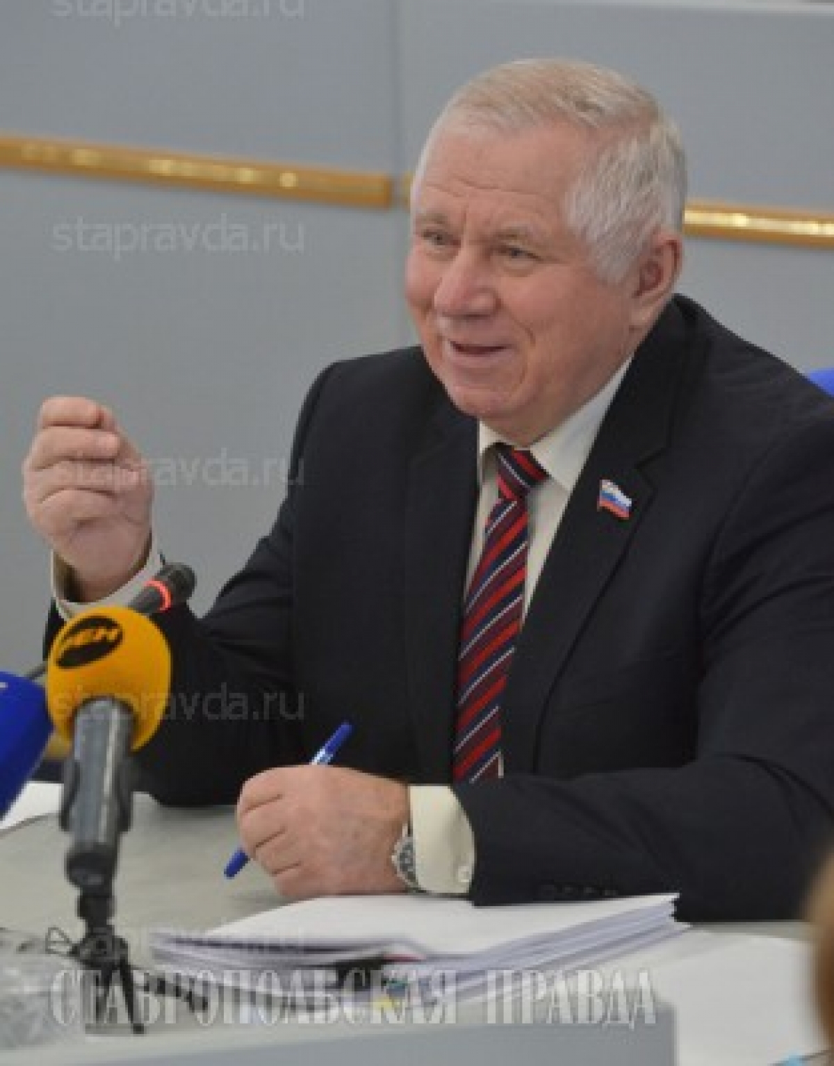 Юрий Белый рассказал об итогах работы Думы Ставропольского края за 2013 год на пресс-конференции