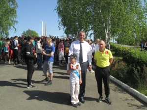 Эстафета – марафон «Знамя Победы» в Новоалександровском районе