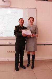 Ольга Дроздова посетила военную кафедру СКФУ в преддверии 23 февраля