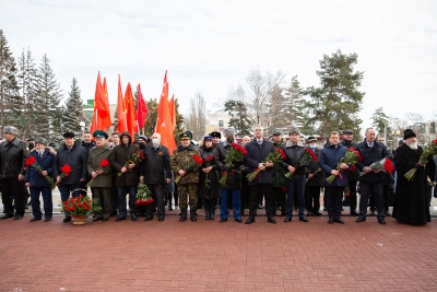 Депутаты Думы приняли участие в митинге, посвящённом 79-й годовщине освобождения Ставрополья от немецко-фашистских захватчиков