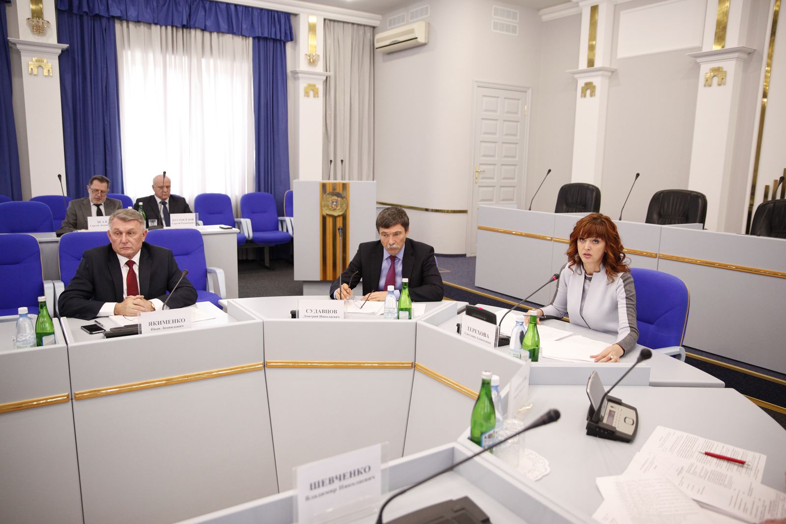 Подготовка к заседанию Думы