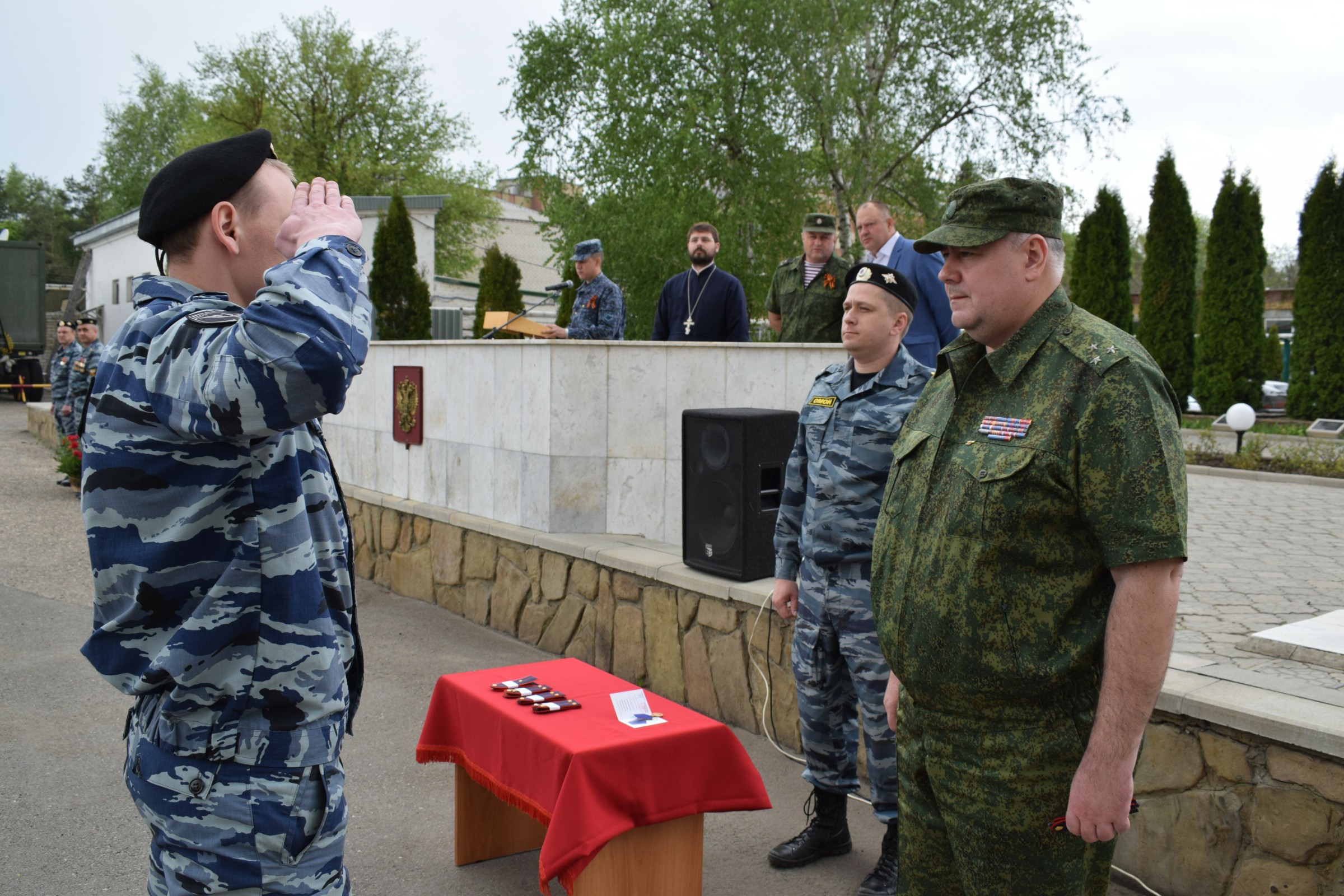 Росгвардия накануне дня Победы