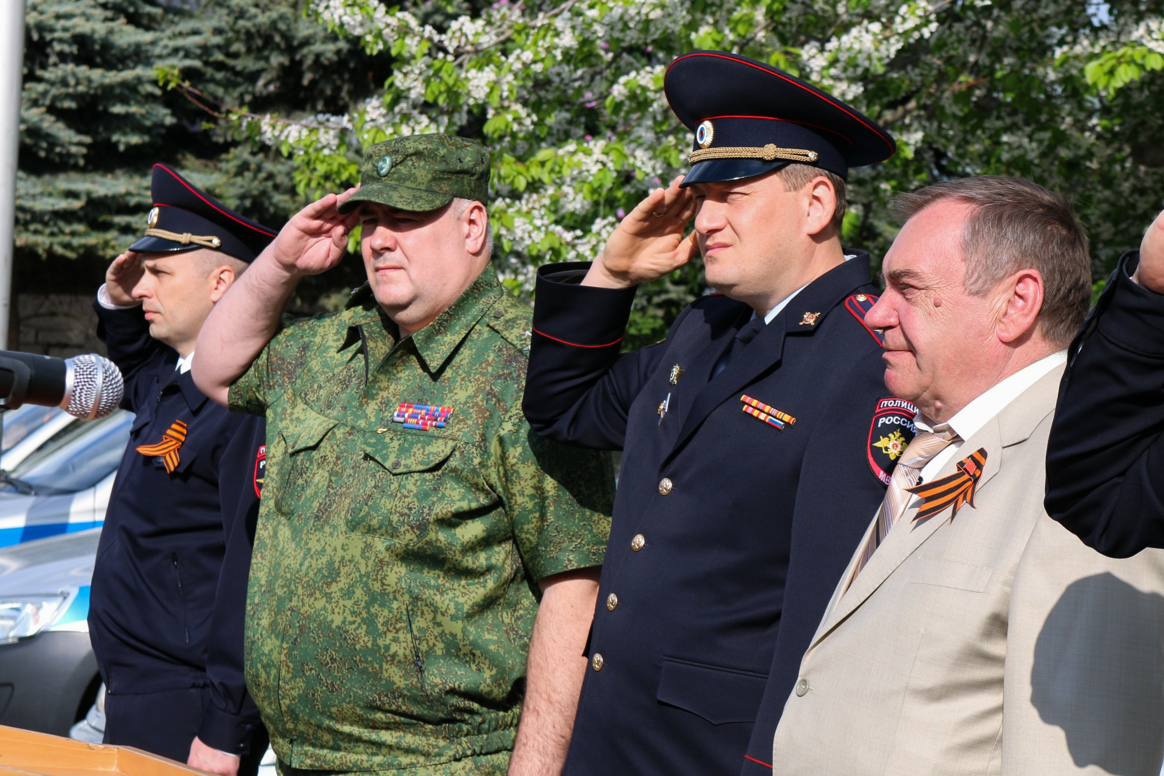 Росгвардия накануне дня Победы