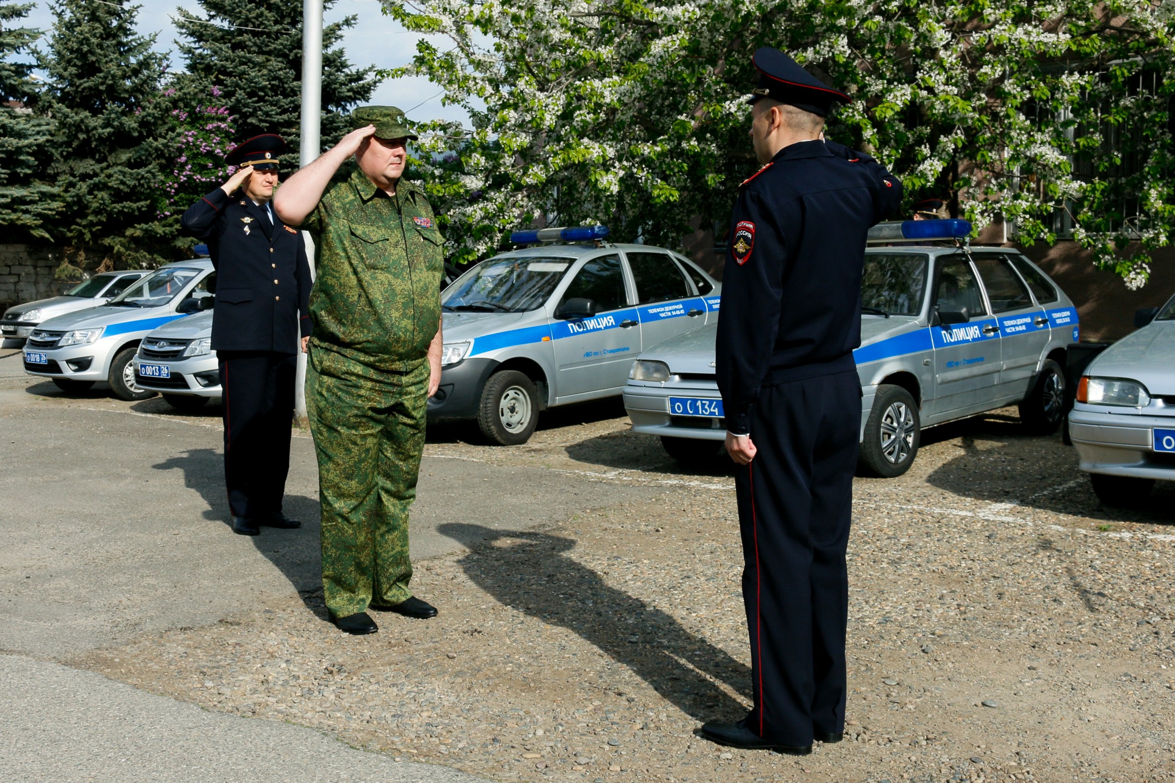 Росгвардия накануне дня Победы