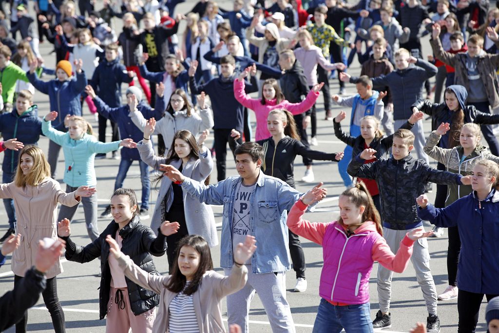 В краевом центре состоялась общегородская зарядка