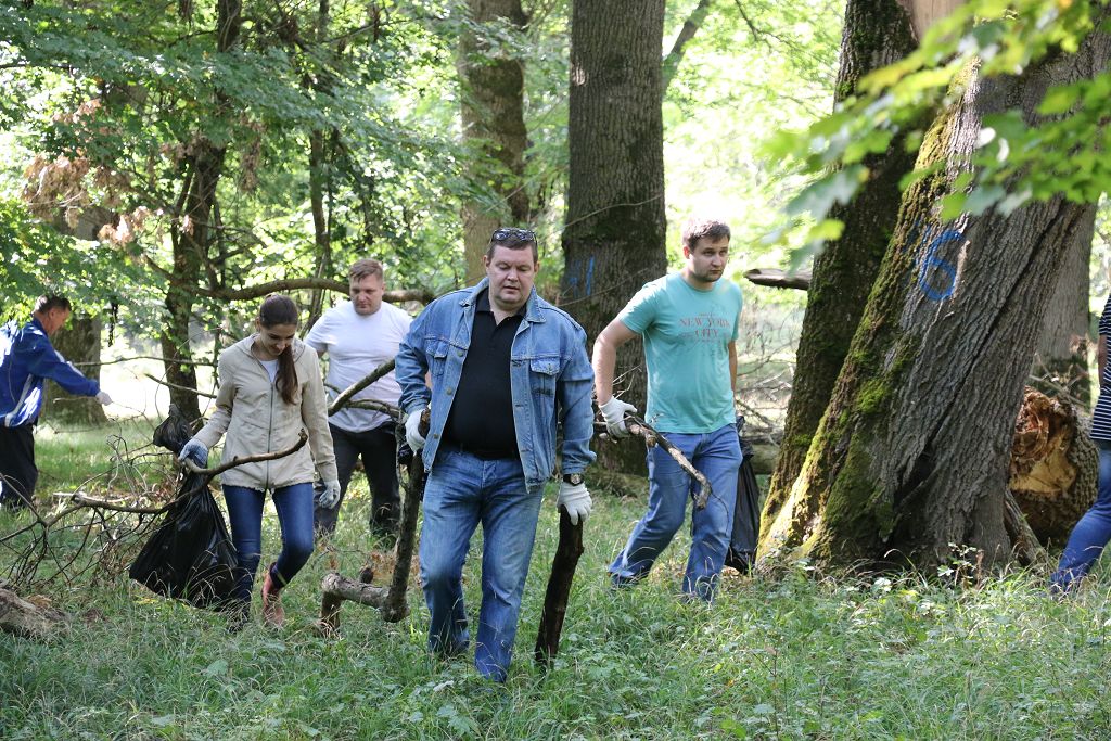 "День чистоты" на "Бибердовой даче" в Ставрополе