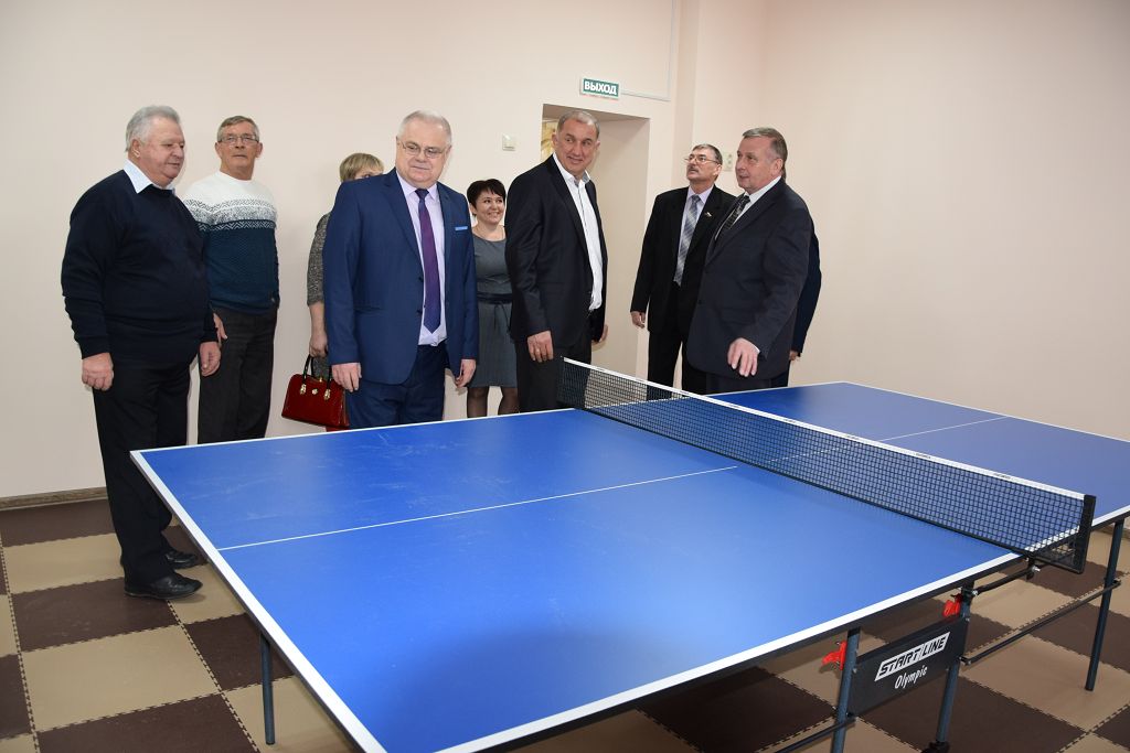 Игорь Андрющенко принял участие в открытии спортзала