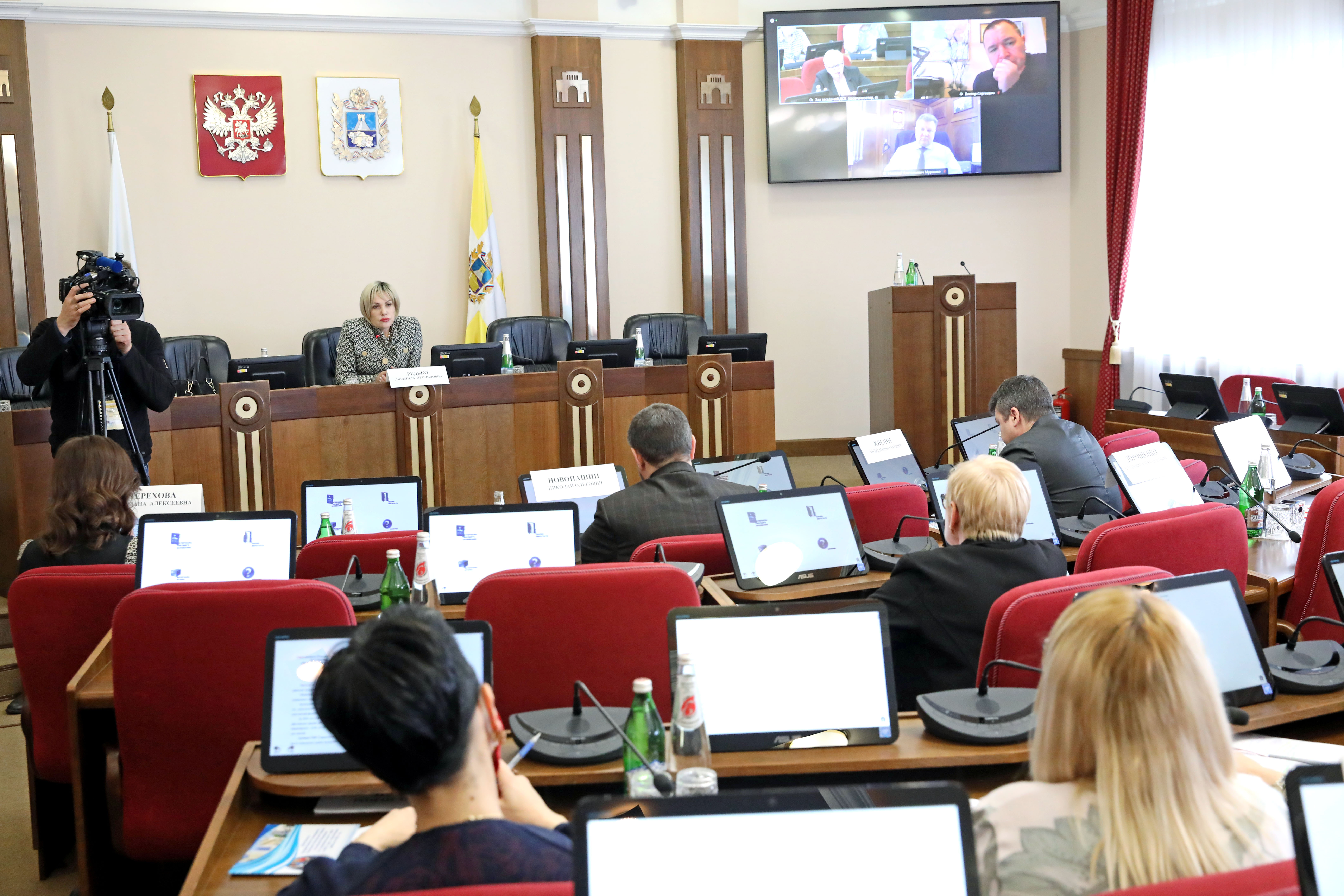 В Думе обсудили итоги работы за 2020 год и перспективы деятельности Отделения Пенсионного Фонда России по Ставропольскому краю