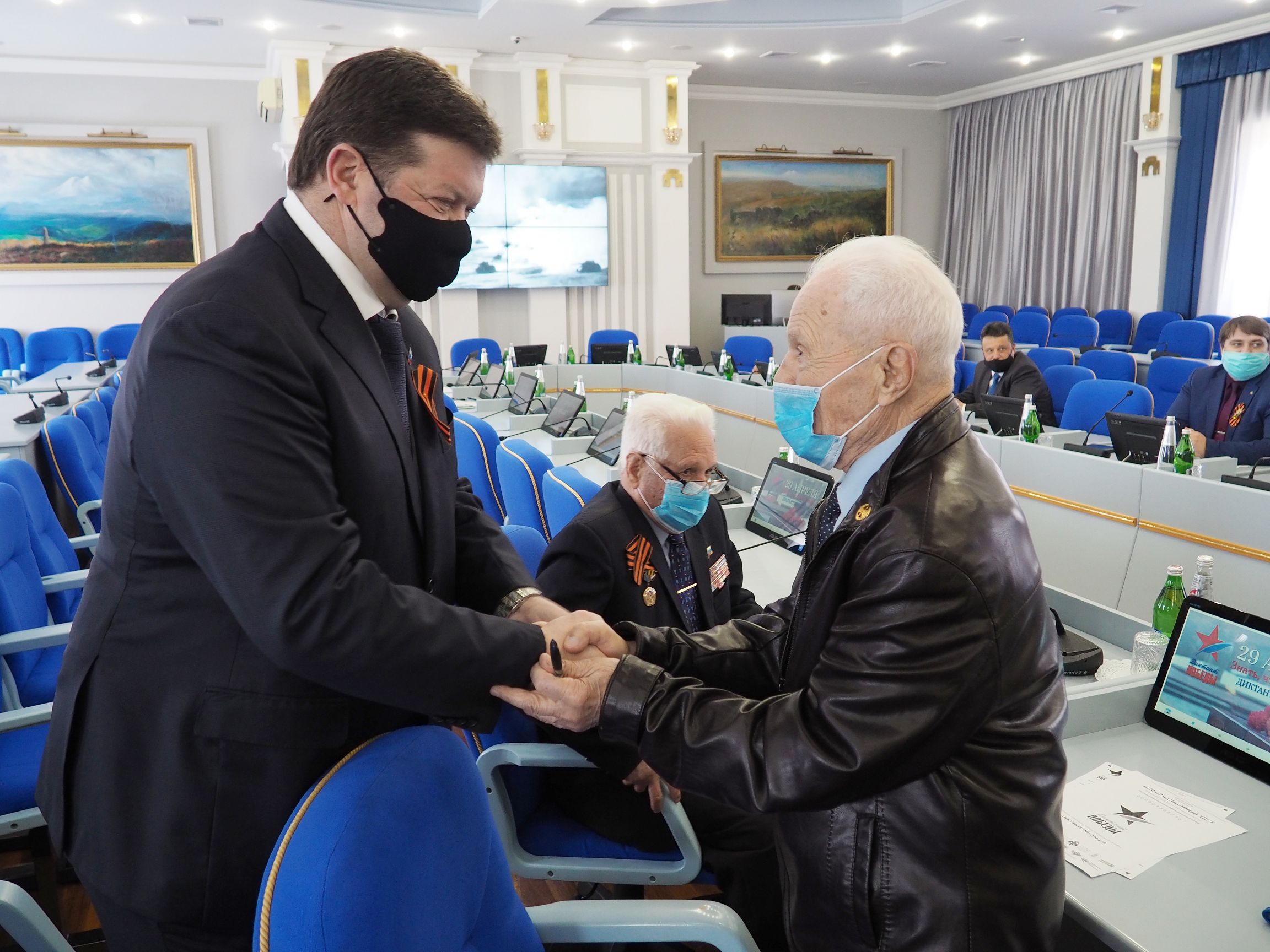Дума Ставропольского края второй раз стала площадкой акции "Диктант Победы"