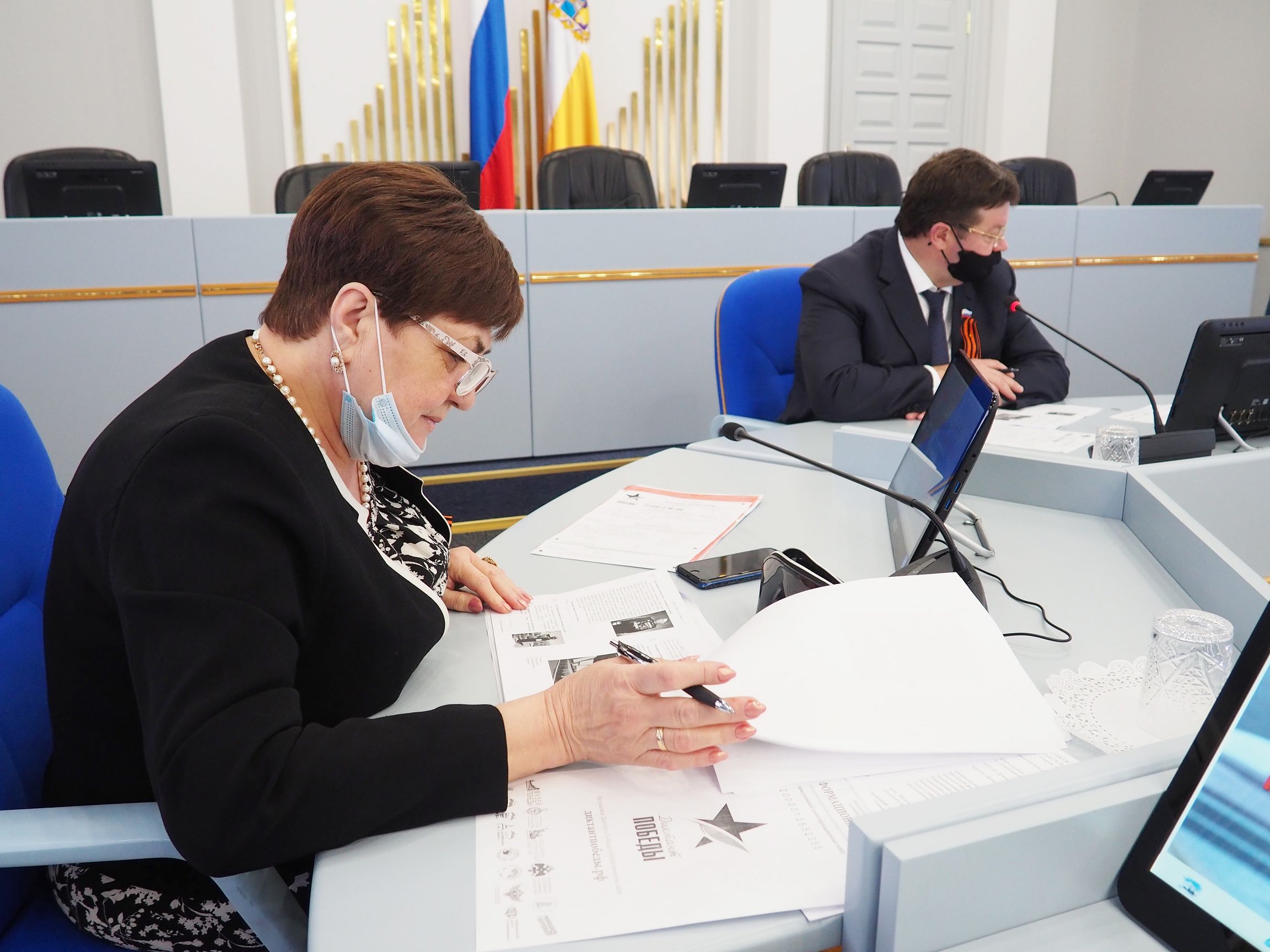 Дума Ставропольского края второй раз стала площадкой акции "Диктант Победы"