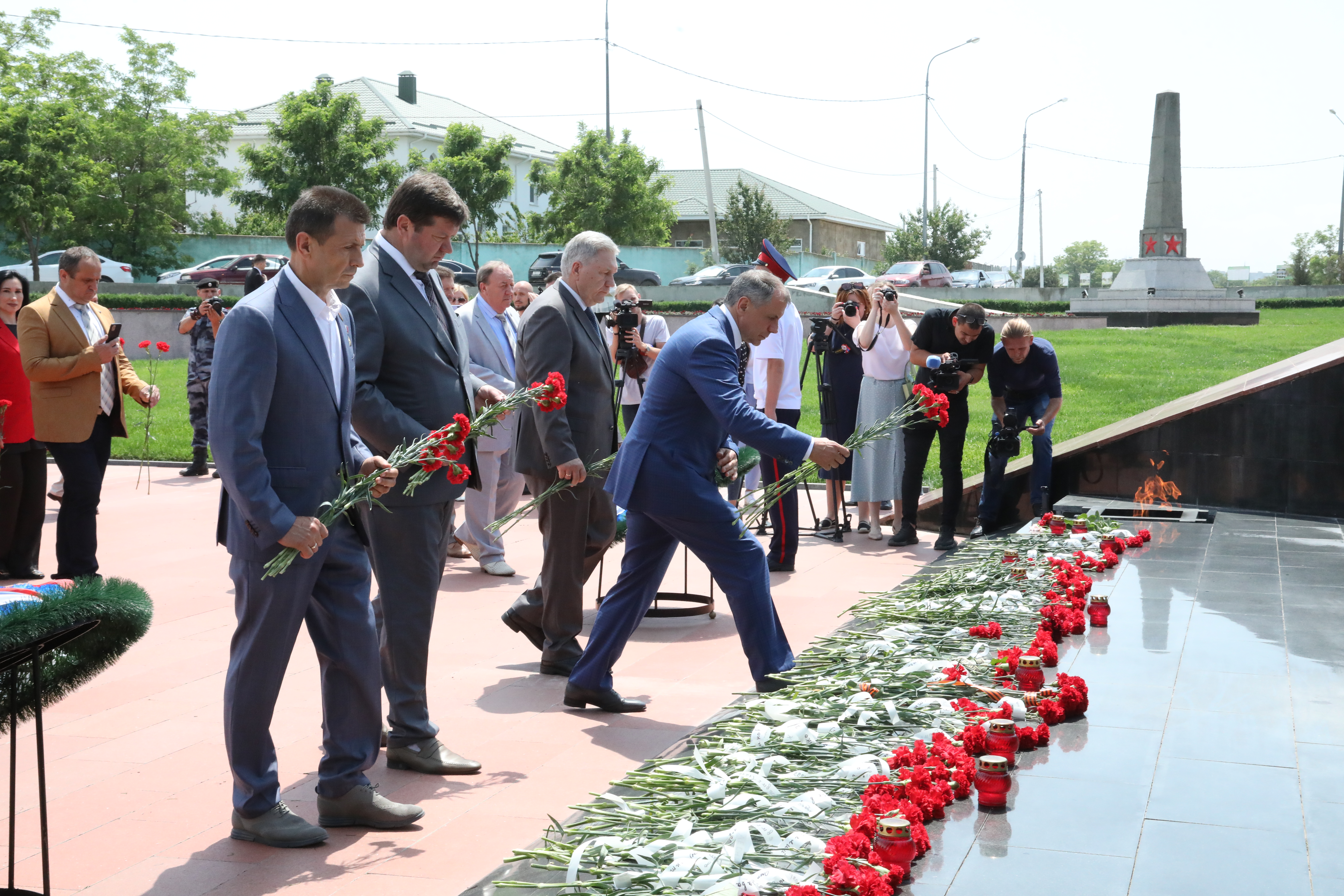В Крыму установлен памятник ставропольцам, погибшим на полуострове в годы Великой Отечественной войны