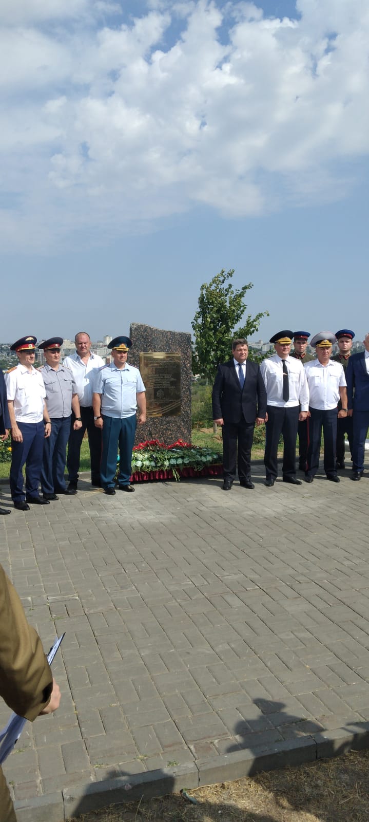На Мамаевом кургане открыли памятный знак в честь воинов-ставропольцев