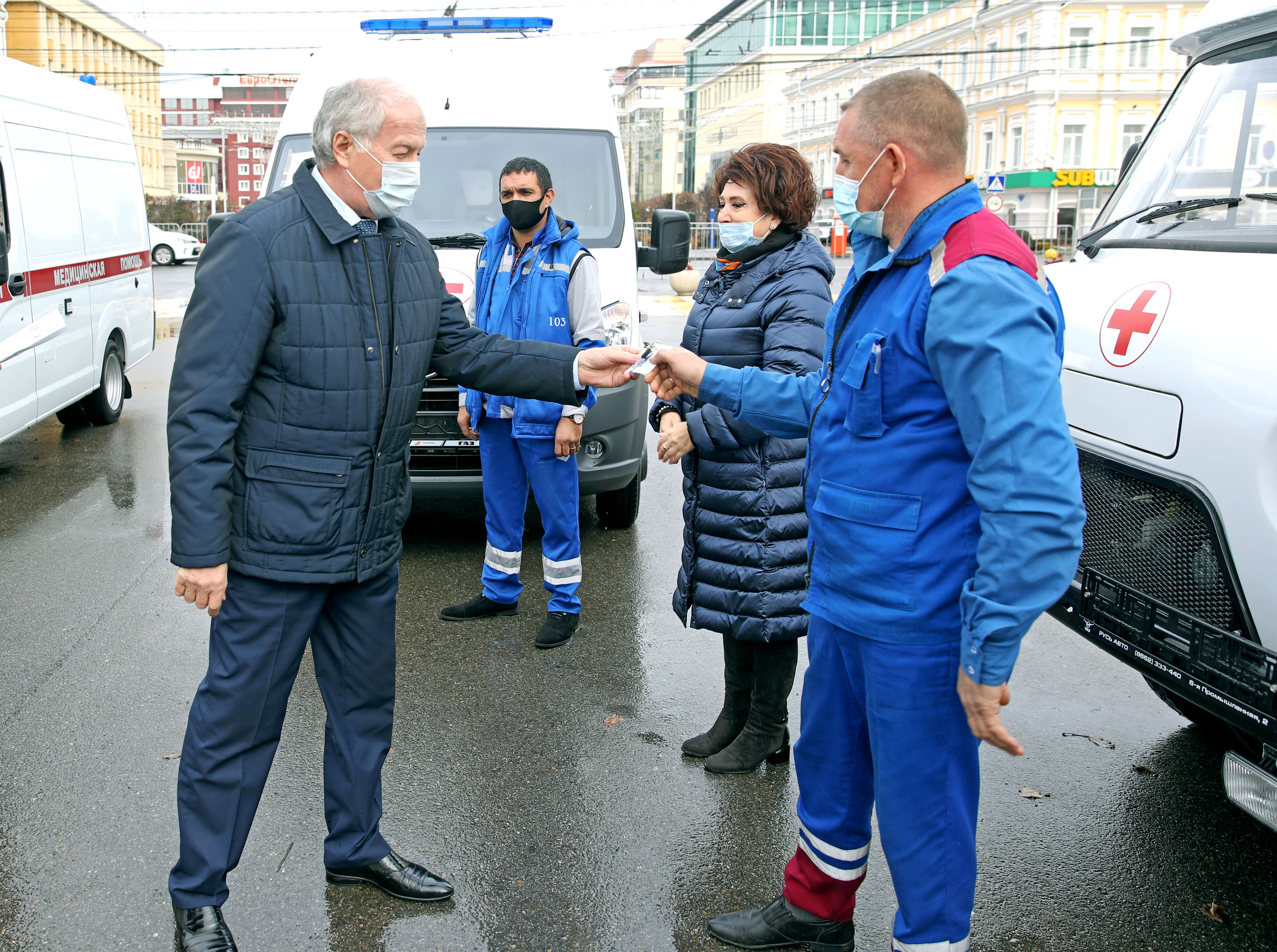 Районные больницы Ставрополья получили новые автомобили скорой помощи
