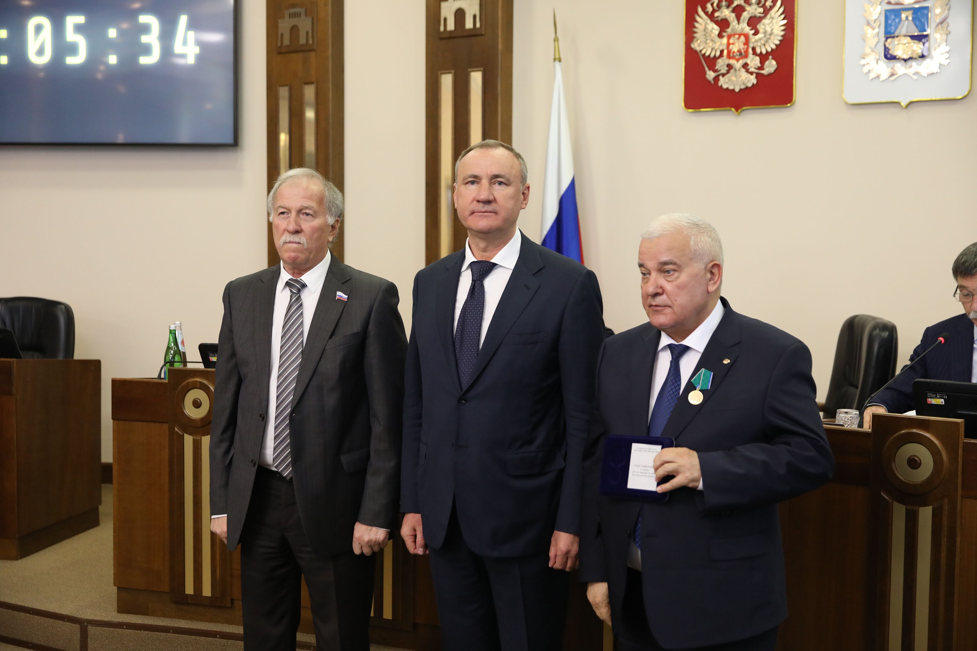 В Думе Ставропольского края вручили юбилейные медали