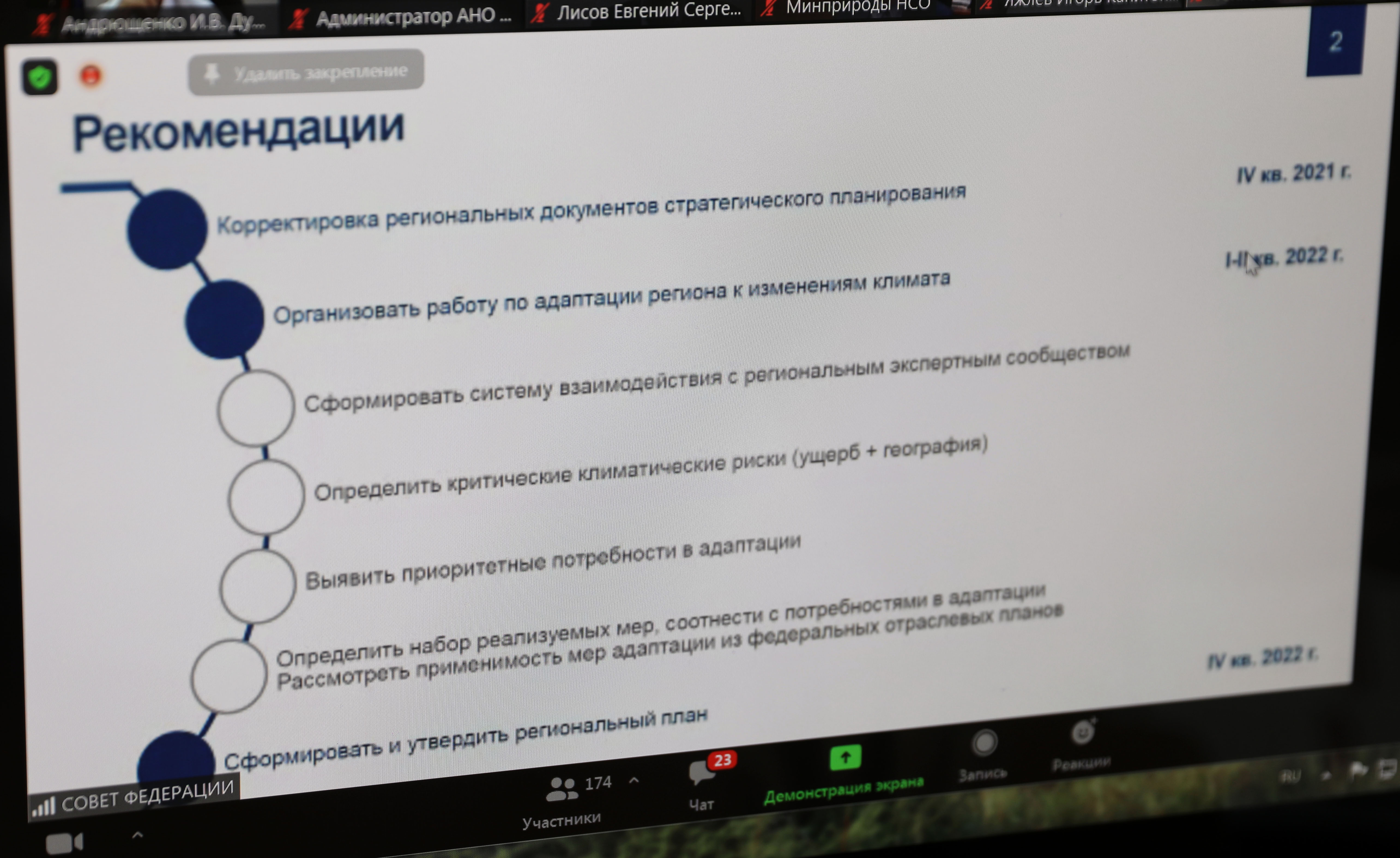 Регионы готовят планы адаптации к изменениям климата