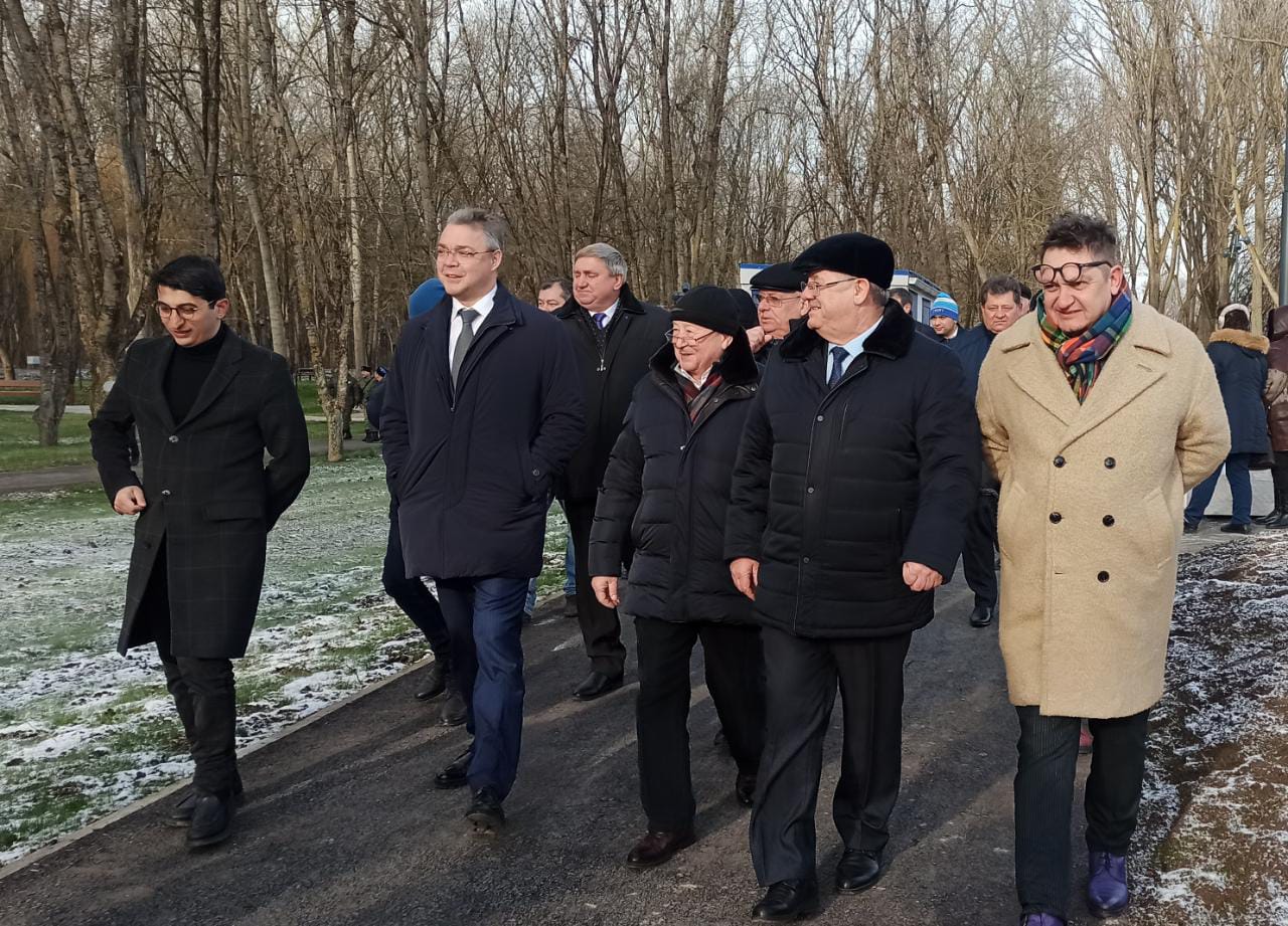 В Новопавловcке открыта новая парковая территория на побережье реки Кура