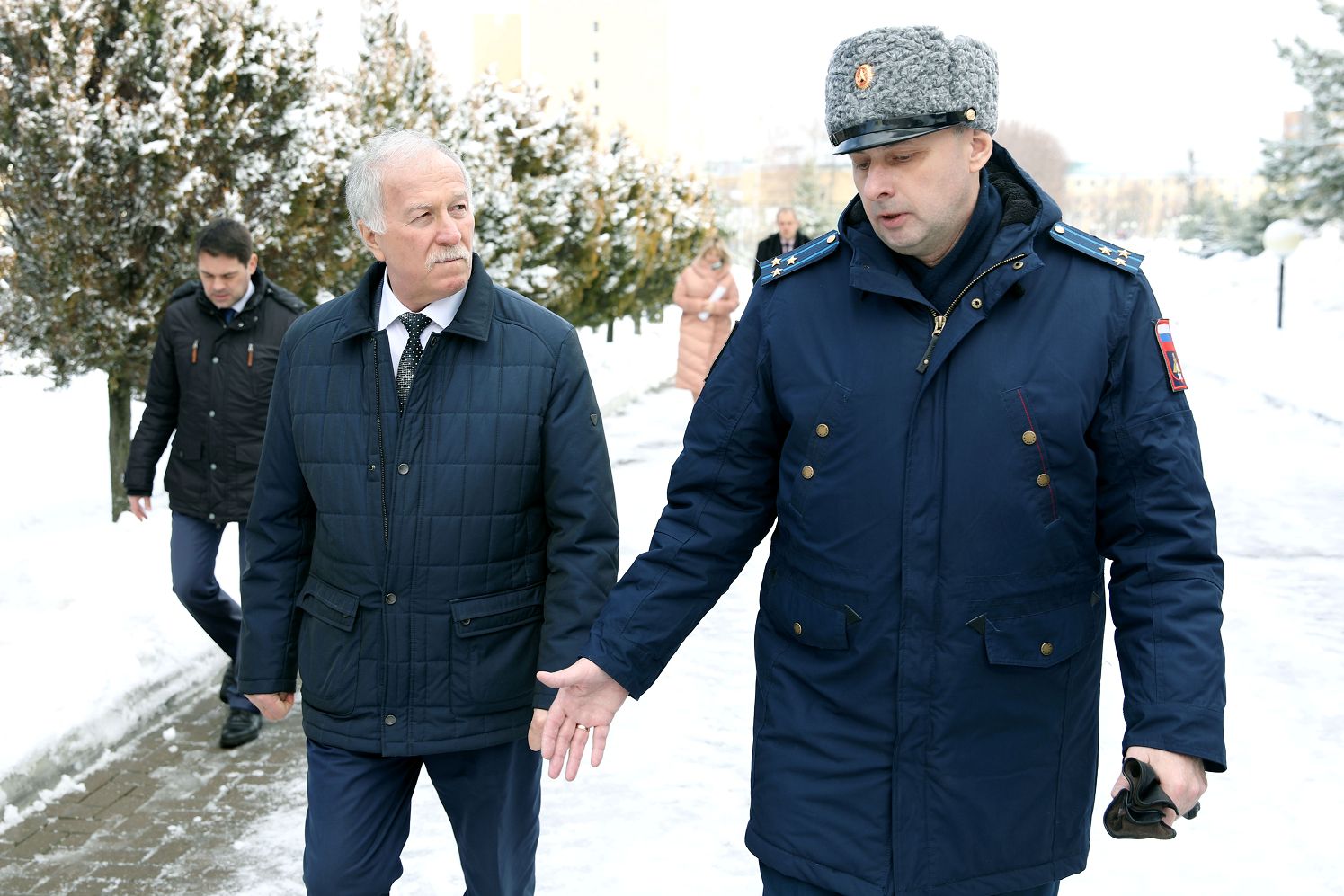 Николай Великдань посетил Ставропольское президентское кадетское училище