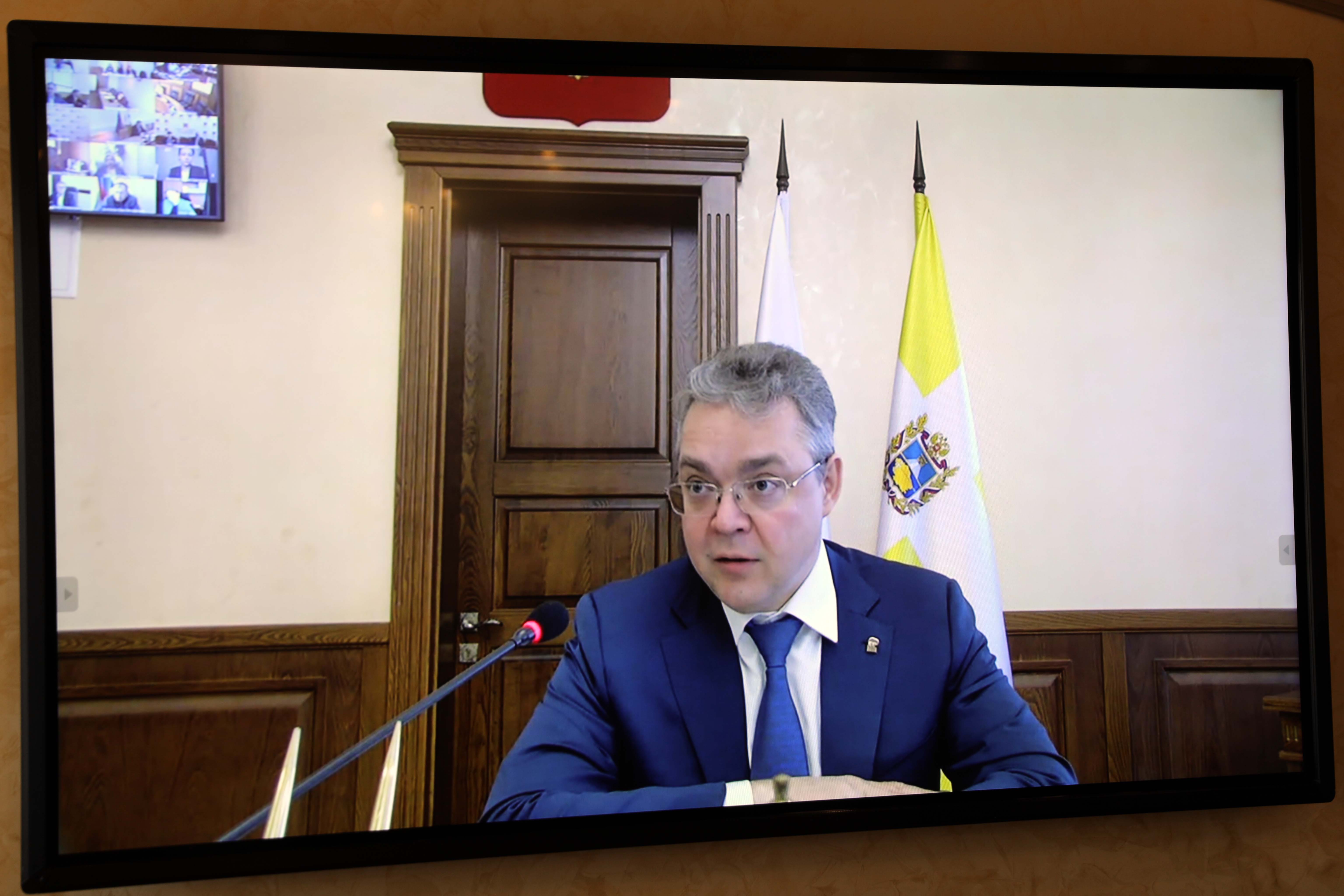 Председатель Думы края Николай Великдань дал старт региональной акции «Георгиевская ленточка»