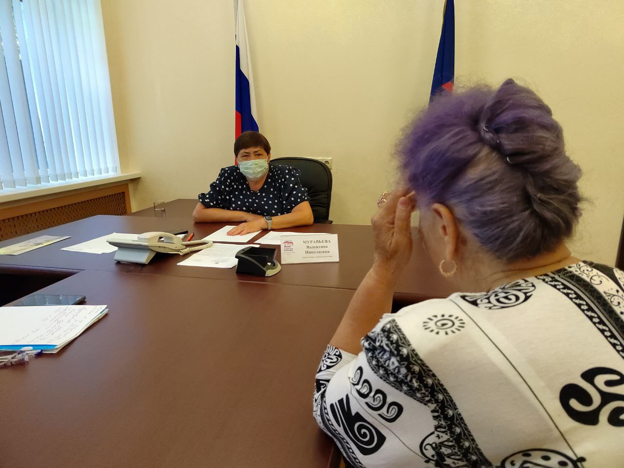 Валентина Муравьева провела прием граждан в Ставрополе