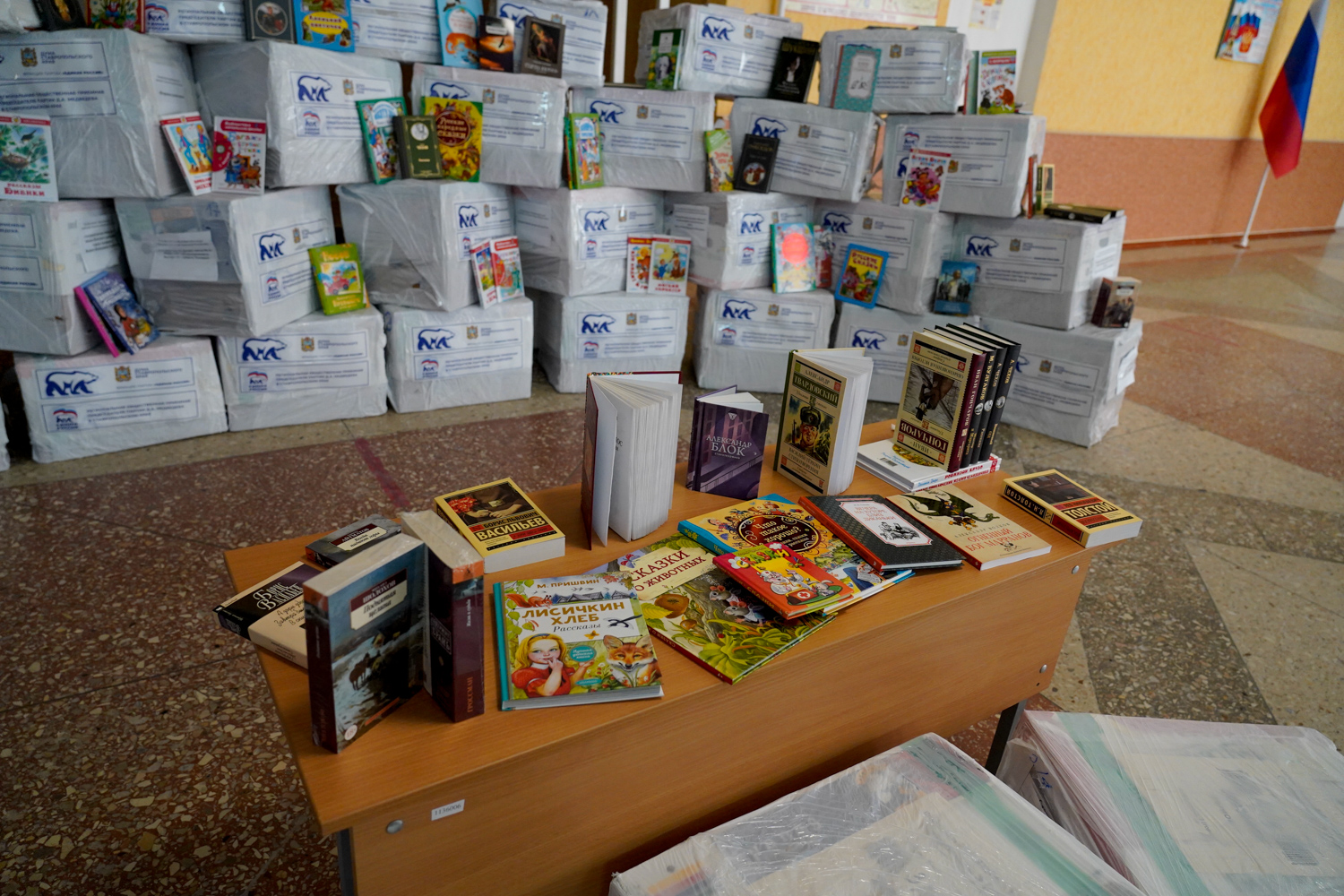 Депутаты Думы Ставропольского края передали книги для школ Антрацитовского района