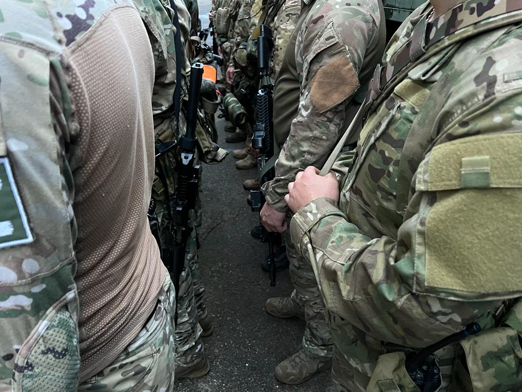 Ставропольские росгвардейцы отправились в зону военной спецоперации на Украине