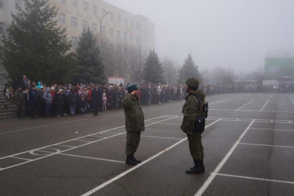 Мобилизованные ставропольцы отправились в зону специальной военной спецоперации