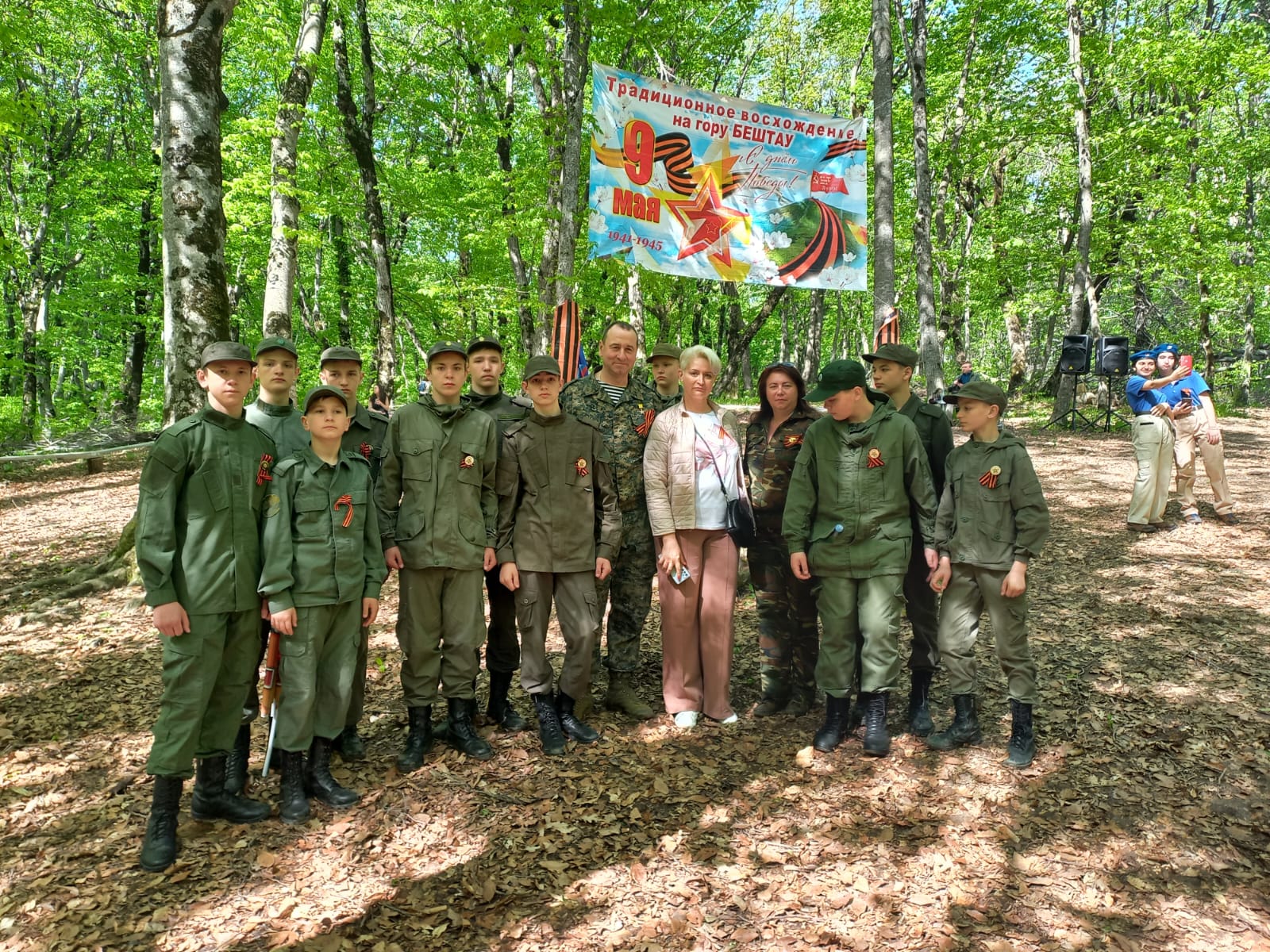 «Знамя Победы» вновь развернули над Бештау