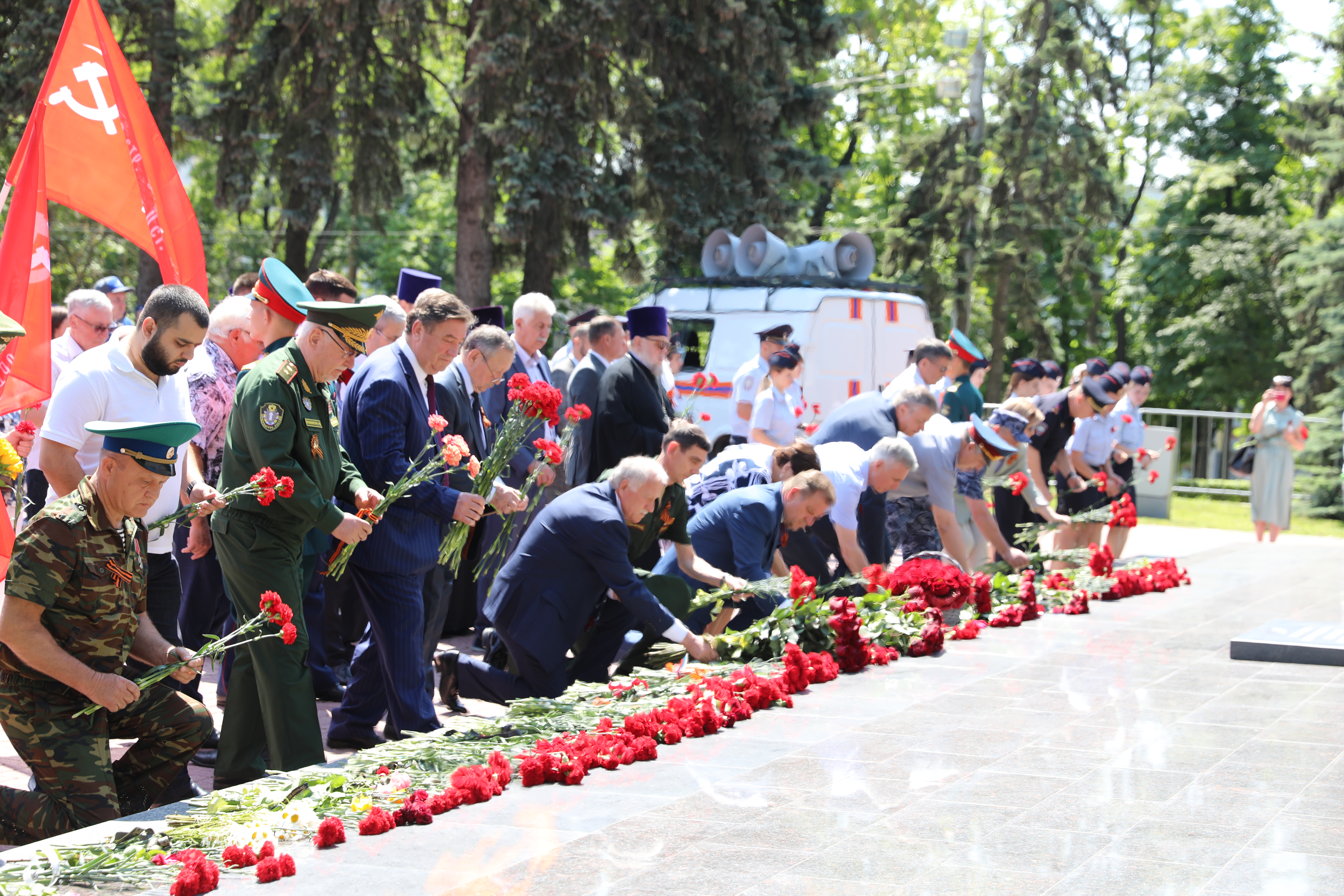 В Ставрополе почтили память павших земляков