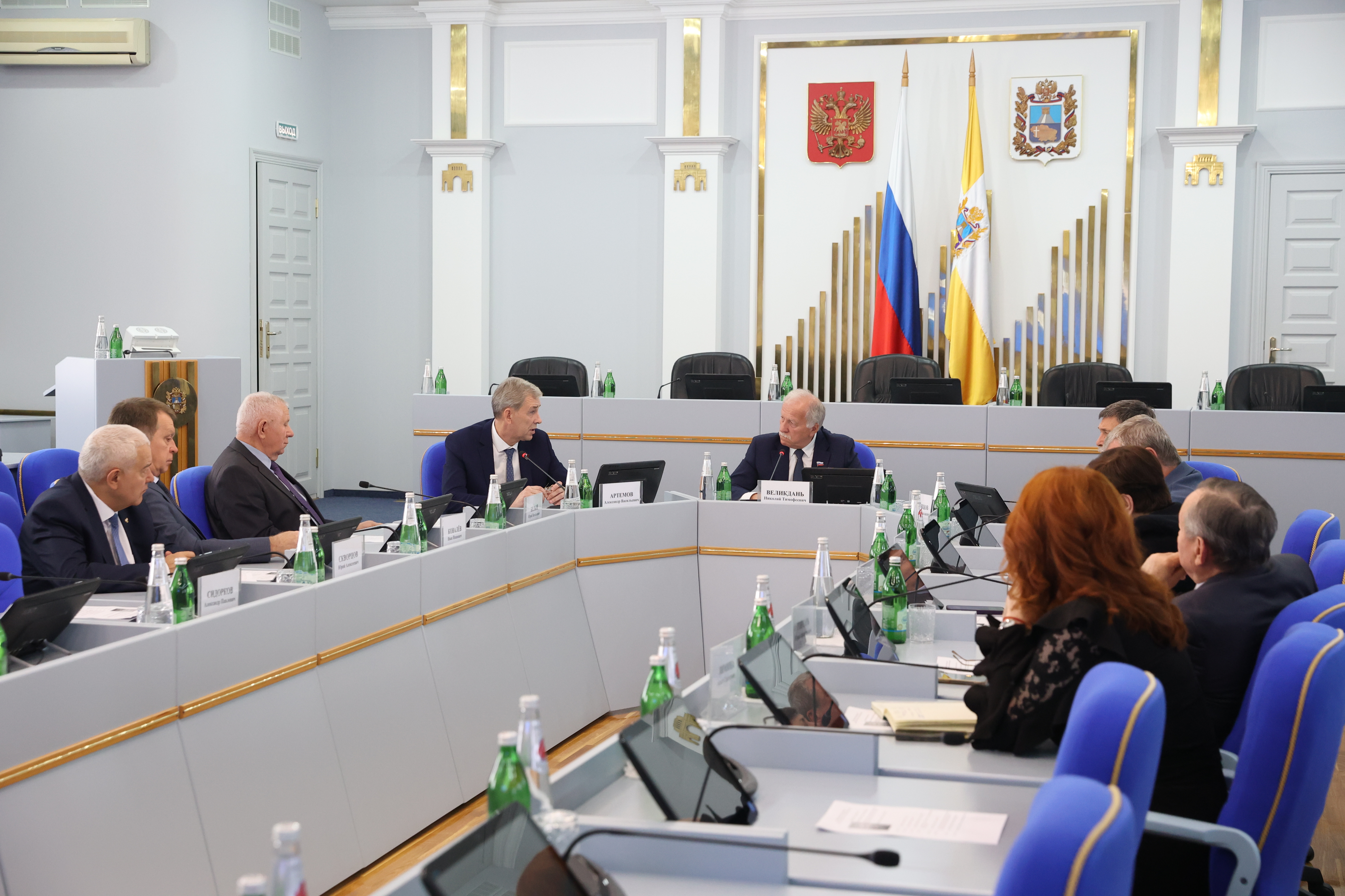 Николай Великдань провел рабочую встречу с председателем Законодательного Собрания Омской области