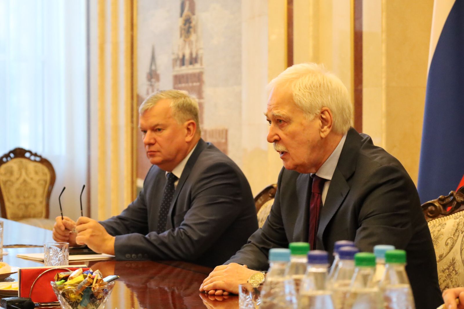 Рабочая встреча с Президентом Республики Беларусь Александром Лукашенко