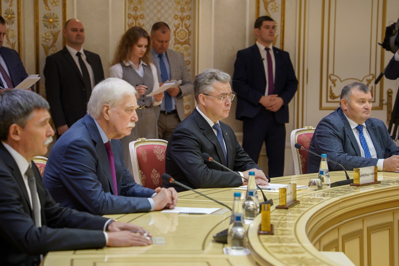 Рабочая встреча с Президентом Республики Беларусь Александром Лукашенко