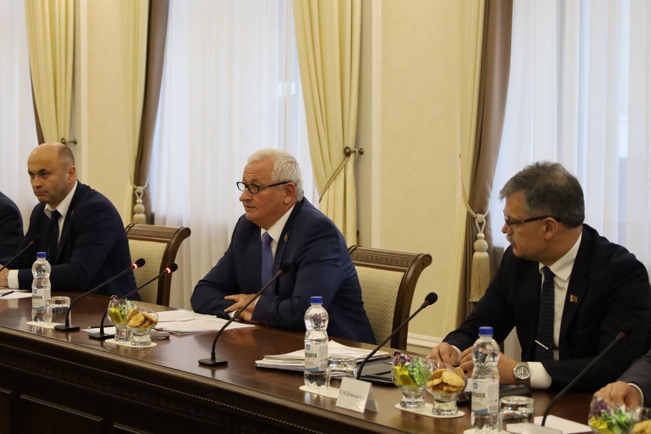 Рабочая встреча с Президентом Республики Беларусь Александром Лукашенко
